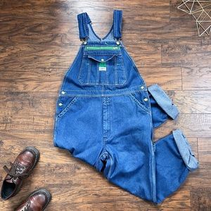 vintage • Liberty denim overalls Y2K 90s baggy workwear oversized celeb cargo